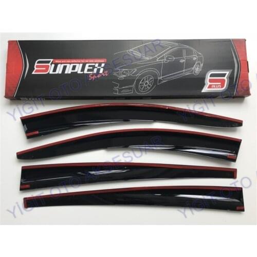 For DACIA SANDERO STEPWAY Rain Wind Deflector 2010-2016 Sunshade Curtains Car Windshield Auto Accessory Universal Spilitter Mud