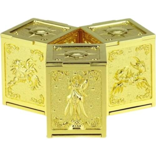Tronzo JModel Saint Cloth Myth EX2.0 God Gold VOL3 Cancer Lion Virgin Metal Saint Suitcase Model Toys Figures Collection