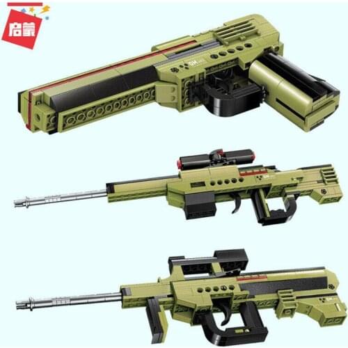 ENLIGHTEN Kids Building Toys Blocks Boys Puzzle 3in1 Gun Teens Gift 4802 no box