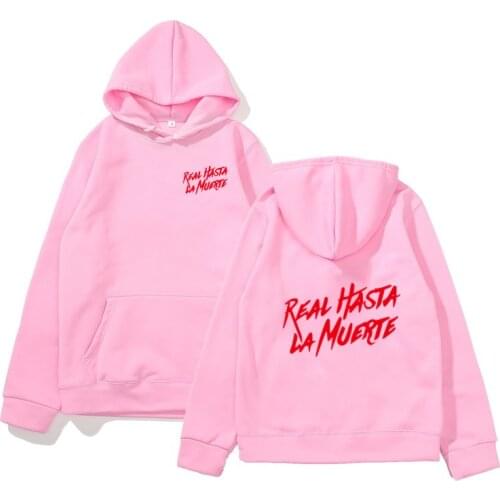 2019 Hot Sale Real Hasta La Muerte Hoody Sweatshirt Men Women Autumn Winter Long Sleeve Fleece Hoodie Pullover Tracksuit Jumper