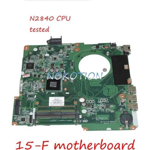 NOKOTION DAU88MMB6A0 786899-501 786899-001 For HP 15-F laptop motherboard N2840 CPU DDR3