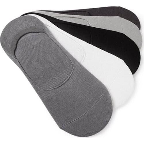 Anti Slip Cheap Men Short Invisible Socks High Quality Knitted Invisible Men Ankle Socks