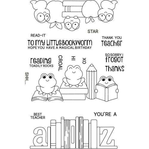 Animal Transparent Clear stamps and metal cutting dies