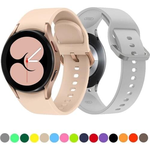 Strap For Samsung Galaxy Watch 4 classic 46mm 42mm smartwatch Silicone Ridge Sport Bracelet Galaxy Watch 4 44mm 40mm band