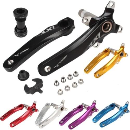 IXF 104BCD Bike Crankset Aluminum Alloy Bicycle Crankset MTB Road Crank Hollowtech Power Meter Connecting Rods Bicycle Part