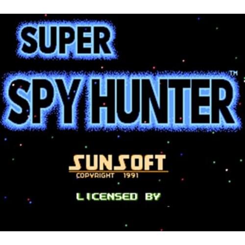Super Spy Hunter 60 Pins English Version Game Cartridge for 8 Bit 60pin Game Console