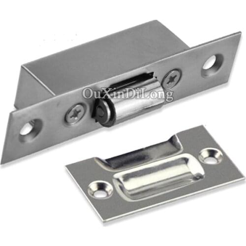 Top Designed 4PCS Stainless Steel Strike Plate Closet Door Ball Catch Suck Touch Beads Latch Catches