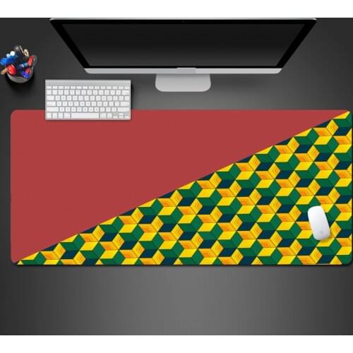 Unique Double Play Mouse Pad High Quality Rubber Creative Large Lock Edge Washable Mat Laptop Keyboard Mouse Large Table Pad