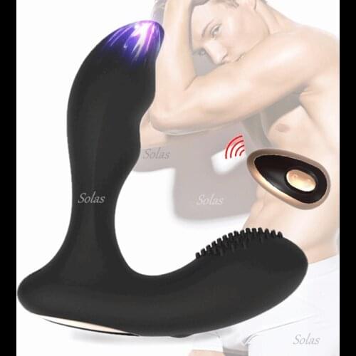 Vibrator Remote Control Prostate Massager Male Vibrating Sex Toy Anal Plug G-Spot Anal Sex Male and Female Adult Products for 18