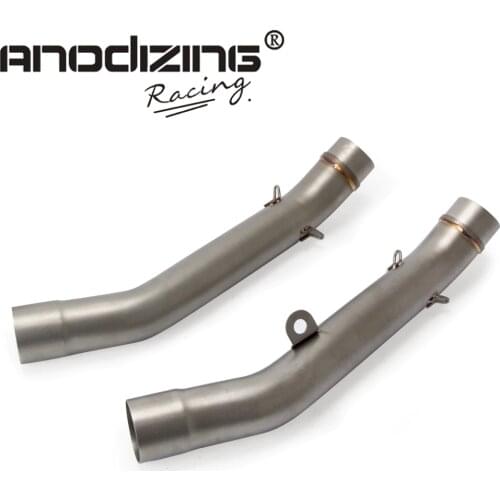 Motorcycle Exhaust middle pipe for kawasaki z750 2010-2014 Z800 2013-2016 without exhaust Slip-On