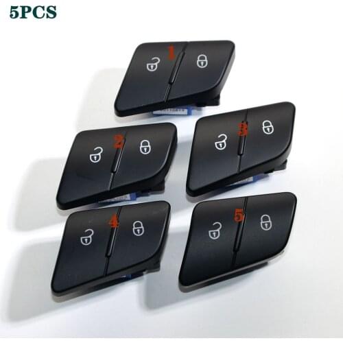 1-5 PCS Driver Central Car Door Lock Lock Switch Button 3C0 962 125 B For PASSAT B6 3C 2005-2011
