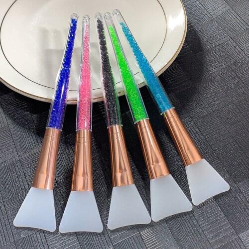 10pcs Silicone Face Mask Gel Mud DIY Mixing Stirring Brush Facial Skin Care Beauty Cosmetic Brushes tool