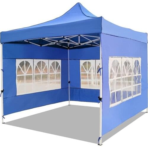10x10 Ft Outdoor Canopy Tent Pop Up Portable Shade Shelter Instant Folding with Removable Windows Sidewalls Snow and Rain Protec