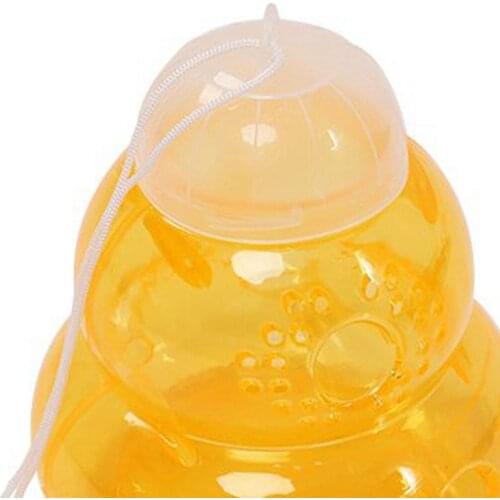 6x Plastic Wasp Trap Yellow Jackets Repellent Hornet Traps for Home Garden