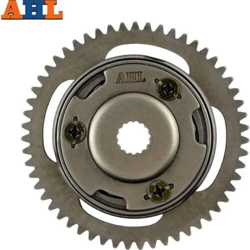 AHL Motorcycle Overrunning One Way Bearing Starter Clutch Gear For Yamaha YBR250 YBR 250 All moldes Starter Drive Clutch assy