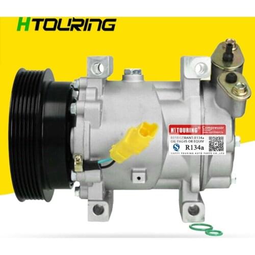 6V12 Car ac compressor for Nissan Renault PV6 pulley 8200220924 8200365787 8200600122 8200651251 8200866437 8200953359 771136890