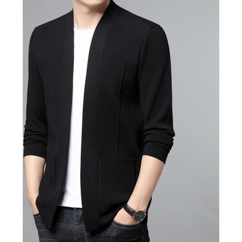 BULUOLANDI Men's Long Cardigans