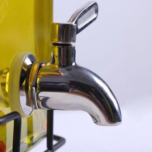 Household Stainless Steel Wine Barrel Faucet Spigot Valve Coffee Drink Faucet Dispenser S2M1
