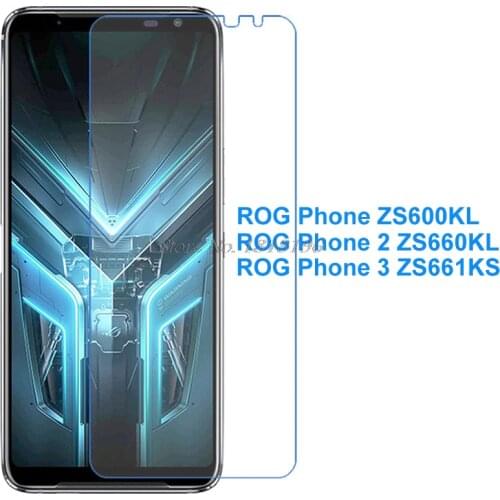 For ASUS ROG Phone II III ZS660KL Glass Screen Protector ROG Phone 2 3 ZS661KS Tempered Glass Protective Film ROG Phone ZS600KL