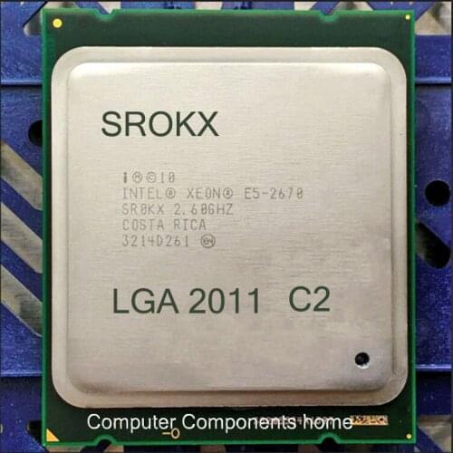 XEON 2670 XEON E5-2670 C2 CPU XEON E5 2670 C2 2670 XEON (20M Cache, 2.60 GHz, I) LGA 2011 SROKX C2 suitable x79