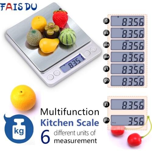 500/0.01g 5000g/1g LCD Display Electronic Digital Scales Kitchen Jewelry Weight Scale Kitchen Accessory Cooking Tools