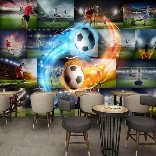 Photo wallpaper 3D Stereo custom mural Flame Photo Wall Bar KTV Mural restaurant bedroom HD wallpaper