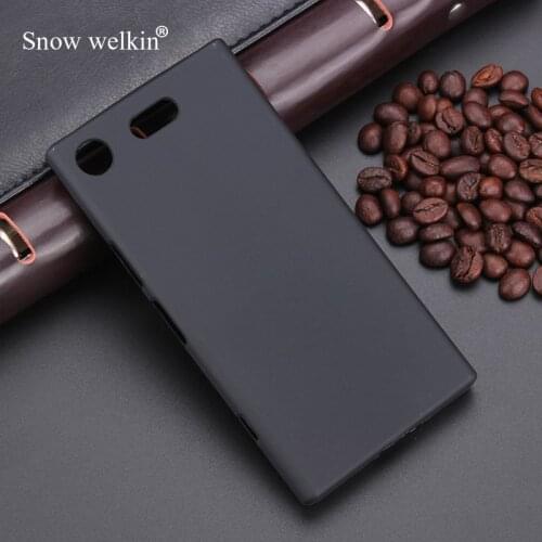 Snow Welkin Gel TPU Slim Soft Anti Skiding Silicone Case Back Cover For Sony Xperia XZ1 Compact 4.6inch Rubber Bag Coque Fundas