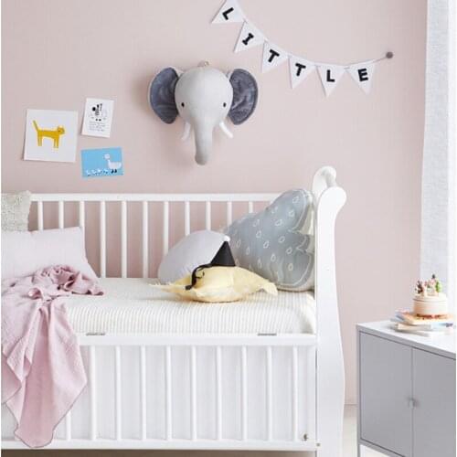 Animals Head Wall Decor Toys 3D Elephant Unicorn Rabbit Kids Child Baby Room Nursery Wall Hangings Stuffed Toy