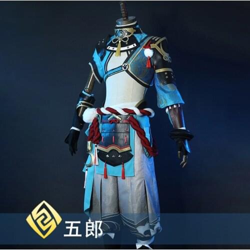 Anime Genshin Impact Gorou Geo Bow WuLang Cosplay Costume Uniform Wu Lang Game Suit Halloween Outfit For Men XS-XXL New 2021