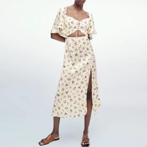 Lazy slothbear Summer Dresses With A Slit