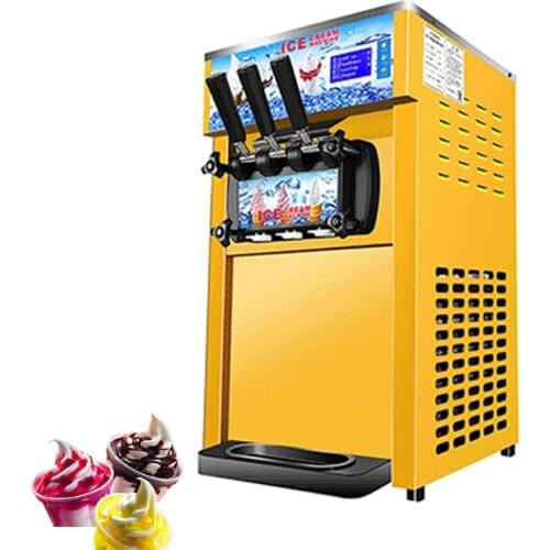 Desktop Soft Ice Cream Machine Commercial Ice Cream Makers Machine 1200W
