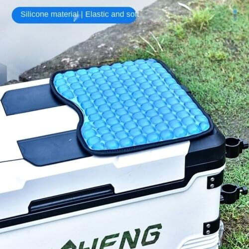 Fishing box cushion anti-butt pain latex silicone gel cushion waterproof fishing cushion summer fishing gear