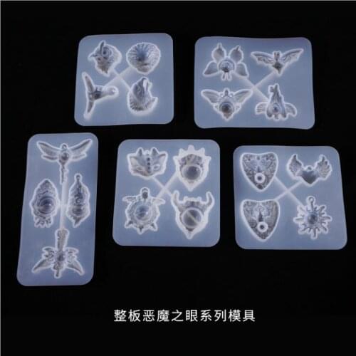 2020 New Transparent Silicone Mould Dried Flower Resin Decorative Craft DIY Eagle Owl Demon Mold epoxy resin molds for jewelry
