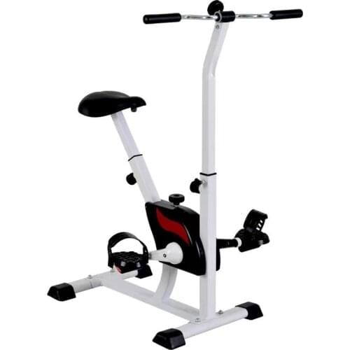 YX-8229 Indoor Mini Fitness Bike Rehabilitation Bicycle Vertical Handrail Cycling Stepper Elderly Leg Pedal Exerciser Treadmill