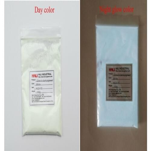 Glow in dark pigment,photoluminescent powder,luminous powder,item:HLD-7C,glowing color:white,1lot=100g,free