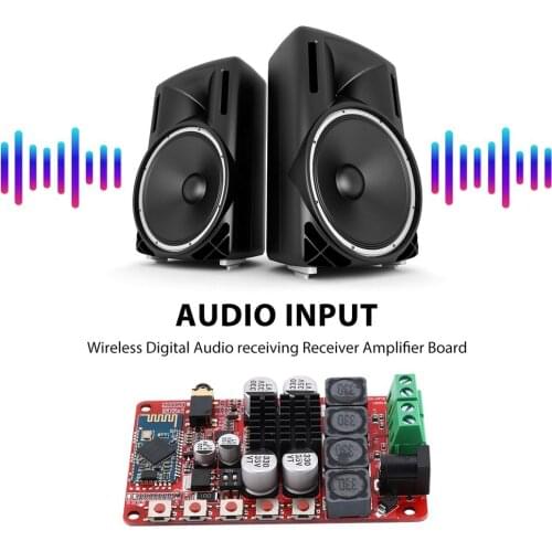 TDA7492P Bluetooth 4.0 Amplifier Board TDA7492 50W 50W Wireless Digital Audio Receiver Amplifier Module diy electronic Amplifier