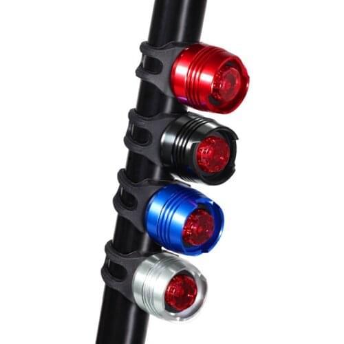 Waterproof Bike Bicycle Rear Tail LED Helmet Cycling FlashLight Bike Light Safety Warning Lamp Cycling Safety Warning Light