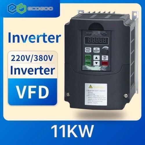 WK310 Inverter 11KW 1P-220V in and Output Real 3P-380V out household electric input and Three-phase 380V output VFD
