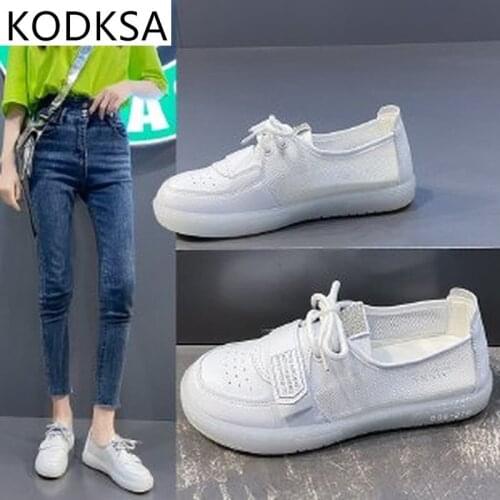Womens shoes 2021 new trendy white shoes net shoes sports casual shoes Velcro cute shoes women shoes white women shoes
