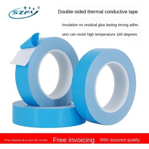 1 Roll Double Sided Tape Thermal Conductive Adhesive Tape For PCB CPU LED Strip Light Heatsink Width 3/5/8/10/12/15/18/20mm