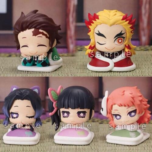 1PC New arrival anime Demon Slayer cute kawaii Tanjirou Nezuko Tsuyuri Kanawo Kochou Shinobu Rengoku Kyoujurou figures model