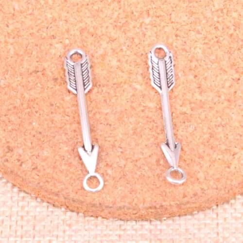 109pcs arrow Charms Zinc alloy Pendant For necklace,earring bracelet jewelry DIY handmade 37*6mm
