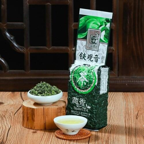 2021 Chinese Tiekuanyin Tea 250g Fresh Organic Green Oolong Tea For Weight loss Health Care Beauty