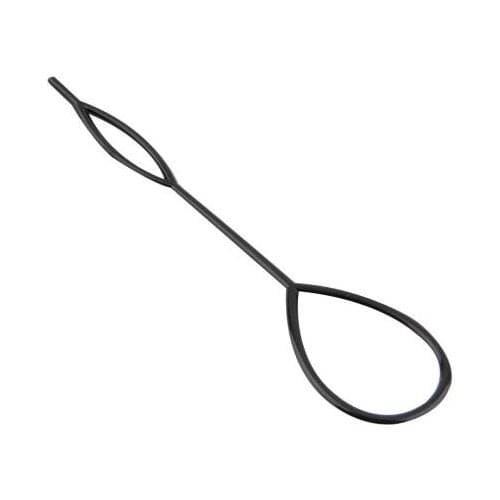 50sets 2pcs/set Ponytail Creator Plastic Loop Styling Tools Black Topsy Pony topsy Tail Clip Hair Braid Maker Tool Fashion