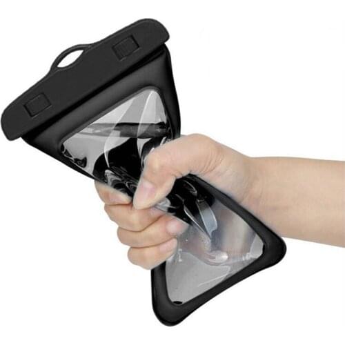 Runseeda 6Inch Floating Airbag Swimming Bag Waterproof Bag Mobile Phone Pouch Cell Phone Case for Swim Diving Surfing Beach Use