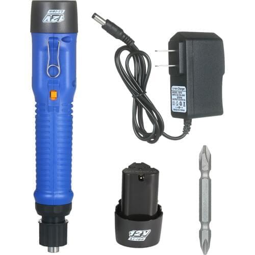 12V Electric Screwdriver Cordless Power Tool 6 Modes Adjustable Torques Cordless Rechargeable Screwdriver Tool Work for Home