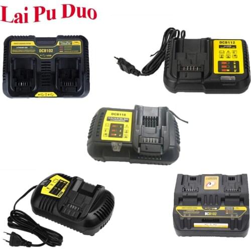 DCB112 DCB118 DCB105 DCB102 3A 6A Fast Li-Ion Battery Charger For Dewalt 10.8V 12V 14.4V 18V 20V High Quality Charging