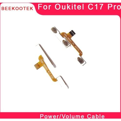 BEEKOOTEK For Oukitel C17 Pro Power Volume Cable New Assembly Repair Parts For Oukitel C17 Pro Power Volume Cable Accessories