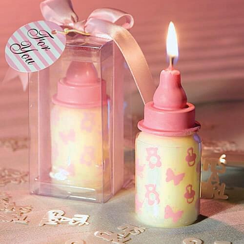 Creative Scented Birthday Weddings Candles Baby Feeding Bottle Flameless Candles Cake Children Gifts Birthday Decoration Candle