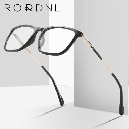 Square Prescription Glasses Frame for Men Myopia Optical Eyeglasses Frame Male TR90 Brand Spectacles Frame Customized Eyewear